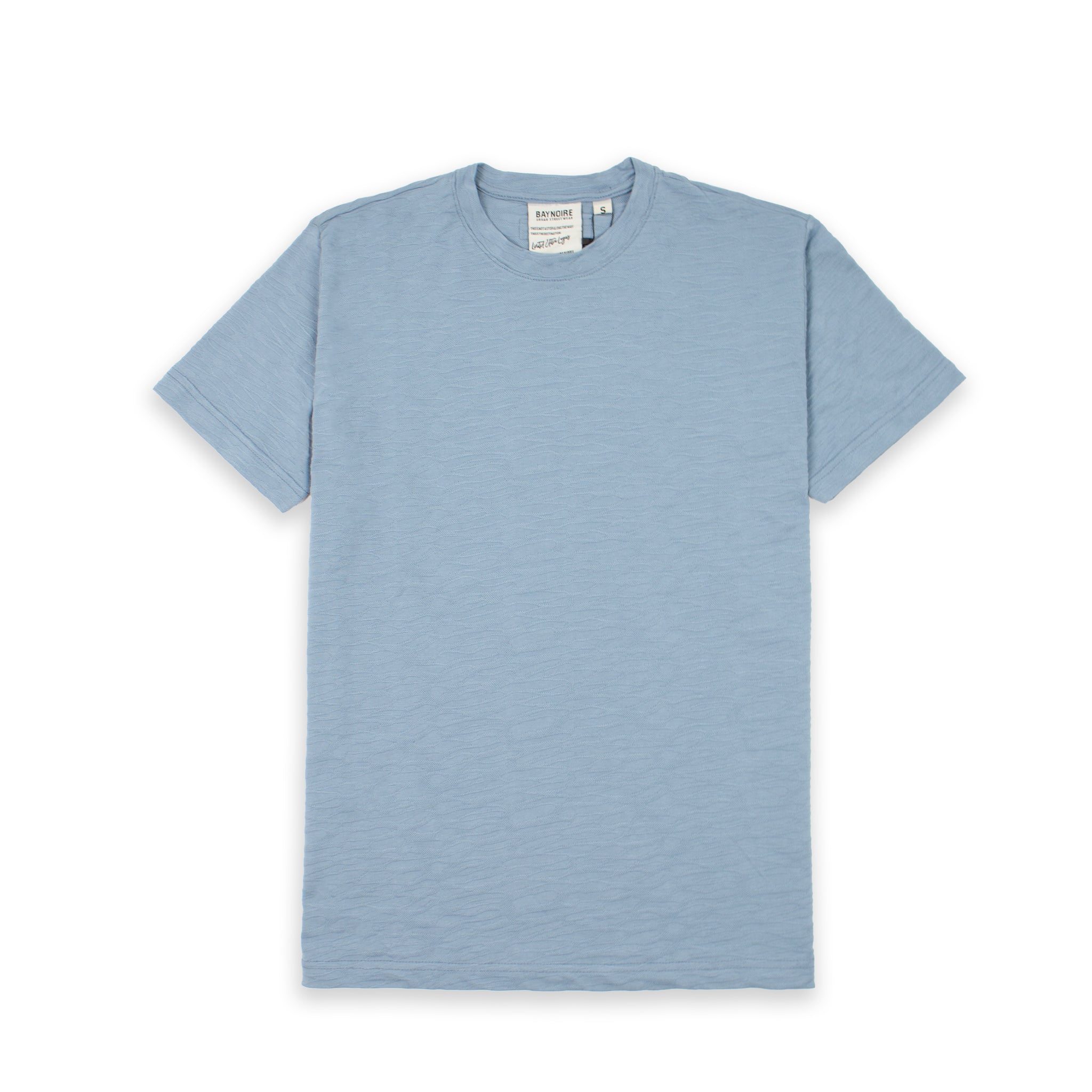 Blue Jacquard T-shirt