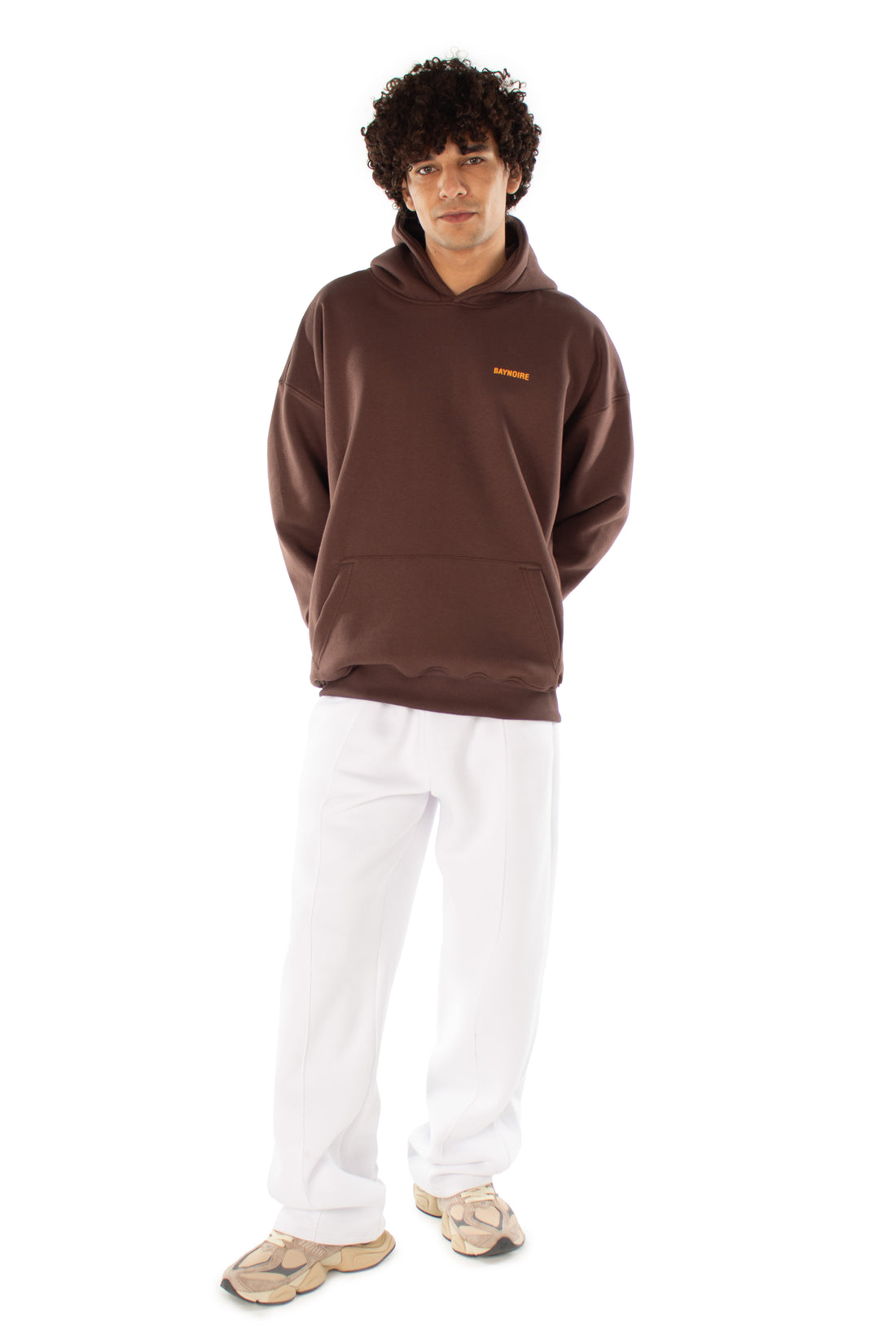 Brown Logo PL Oversized Hoodie