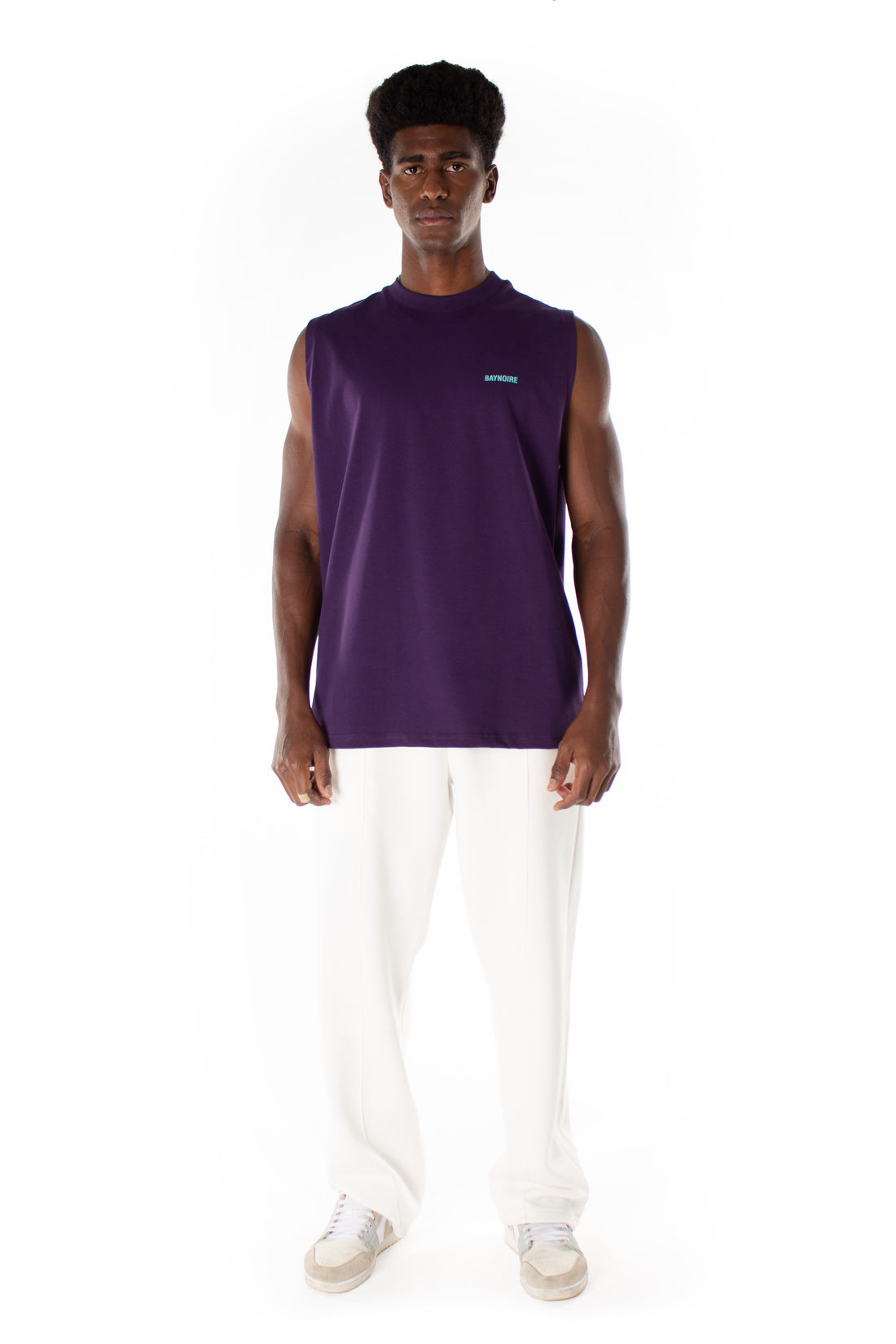 Purple Logo PL Sleeveless T-shirt