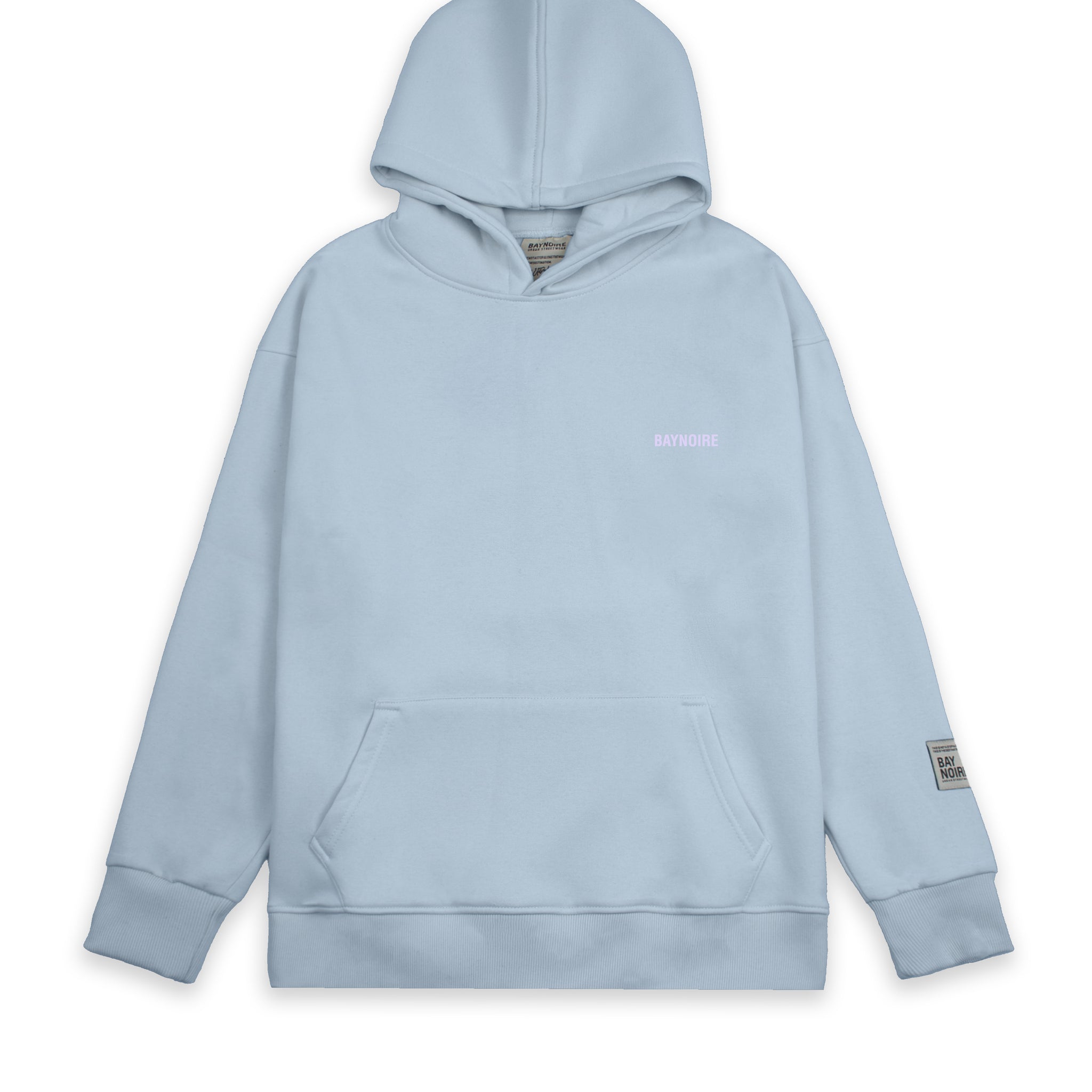 Baby Blue Logo PL Oversized Hoodie