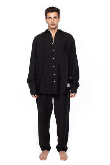 Black Linen Pants V2