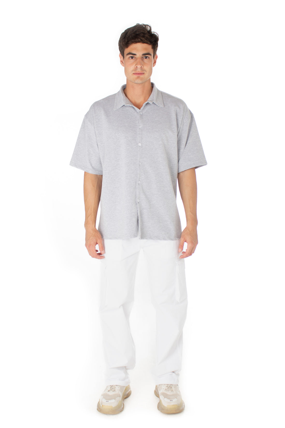 Grey Justlines Heavyweight Shirt