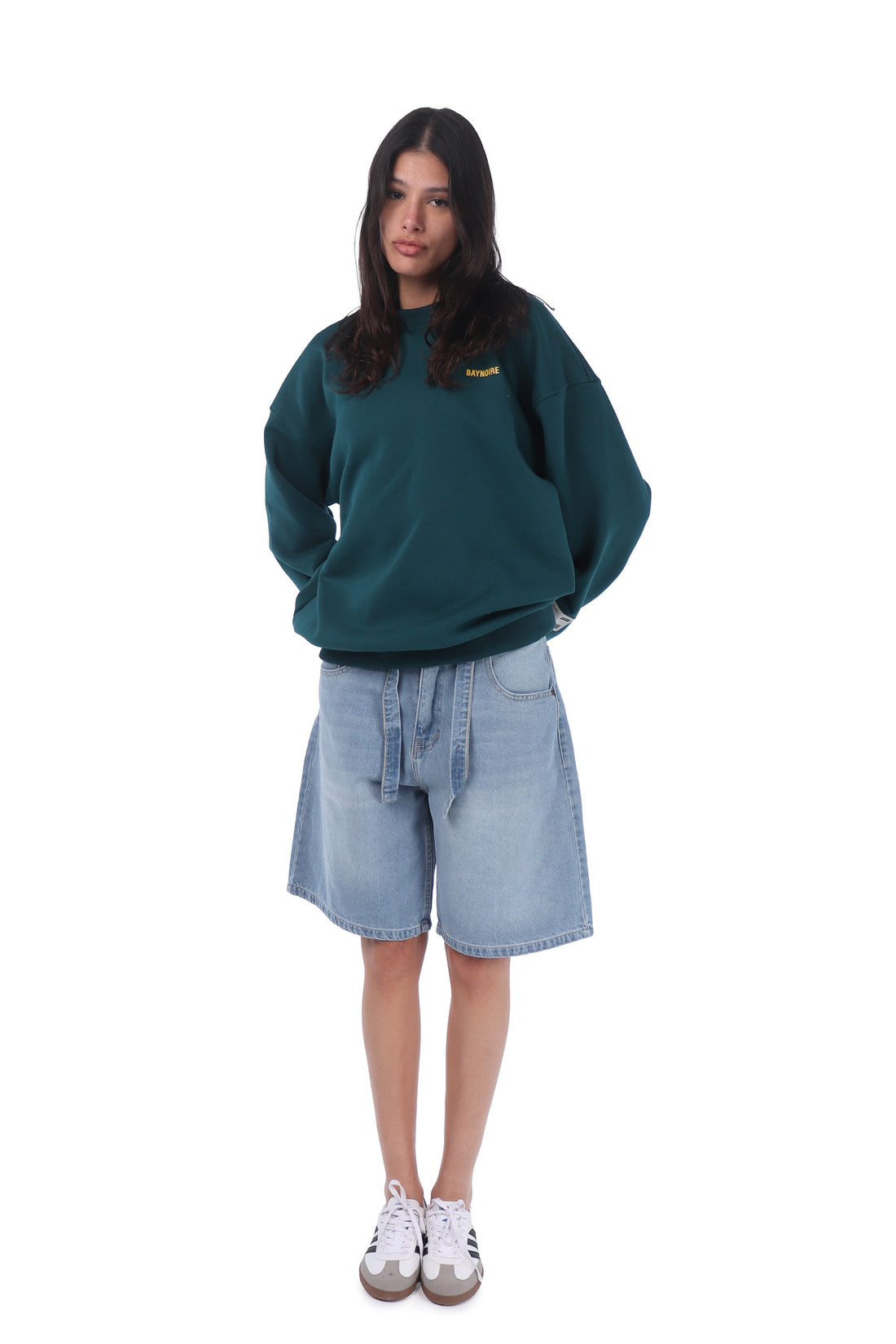 Teal Logo PL Oversized Sweatshirt