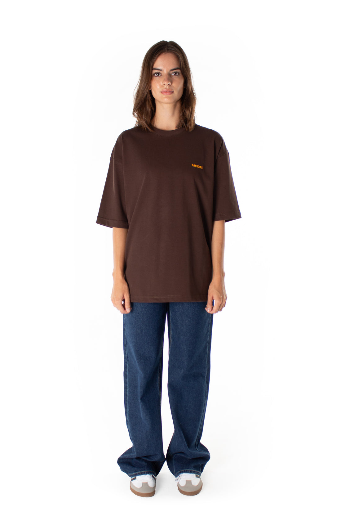 Brown Logo PL Oversized T-shirt