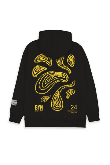 Black Justlines777 Hoodie