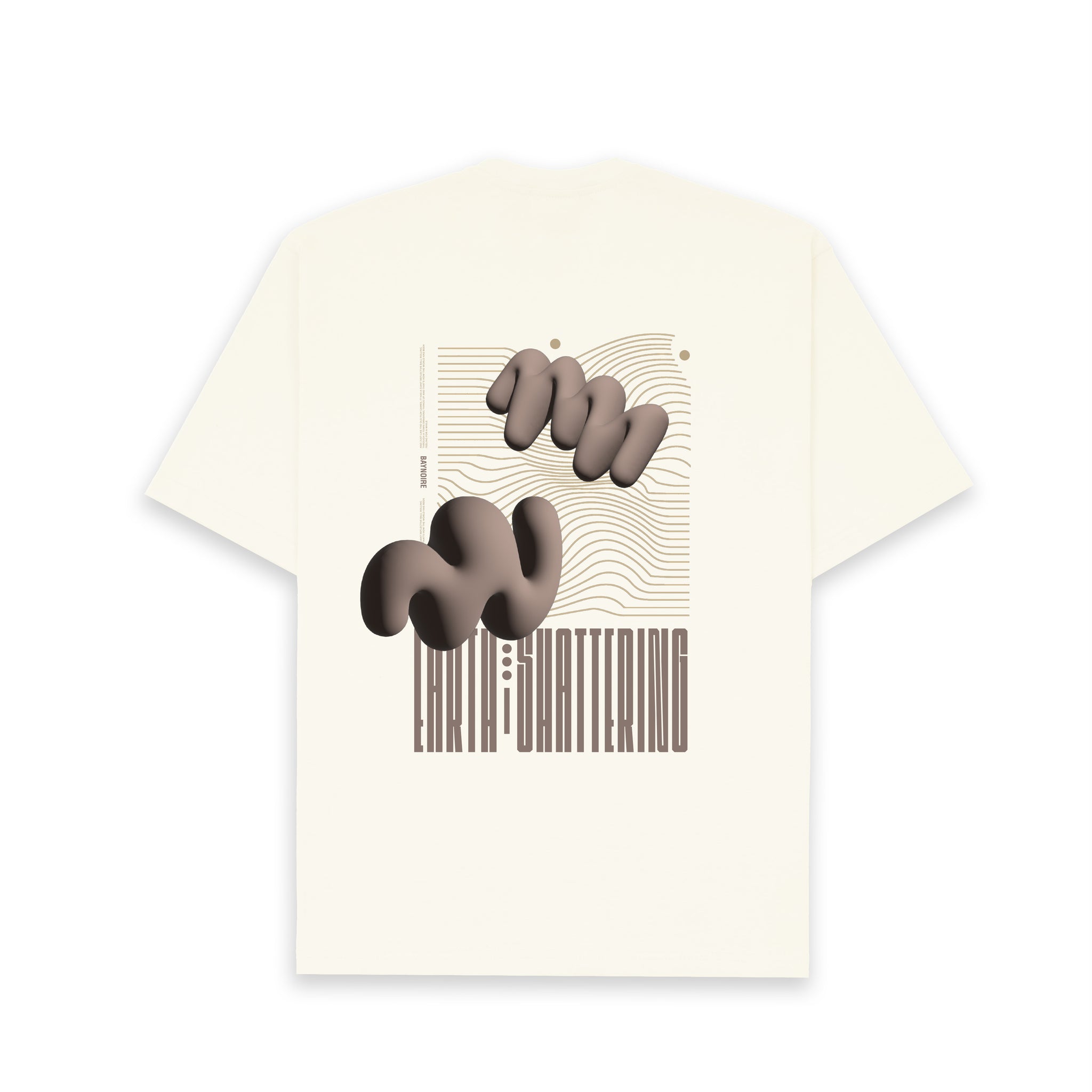 Beige Shatter T-shirt