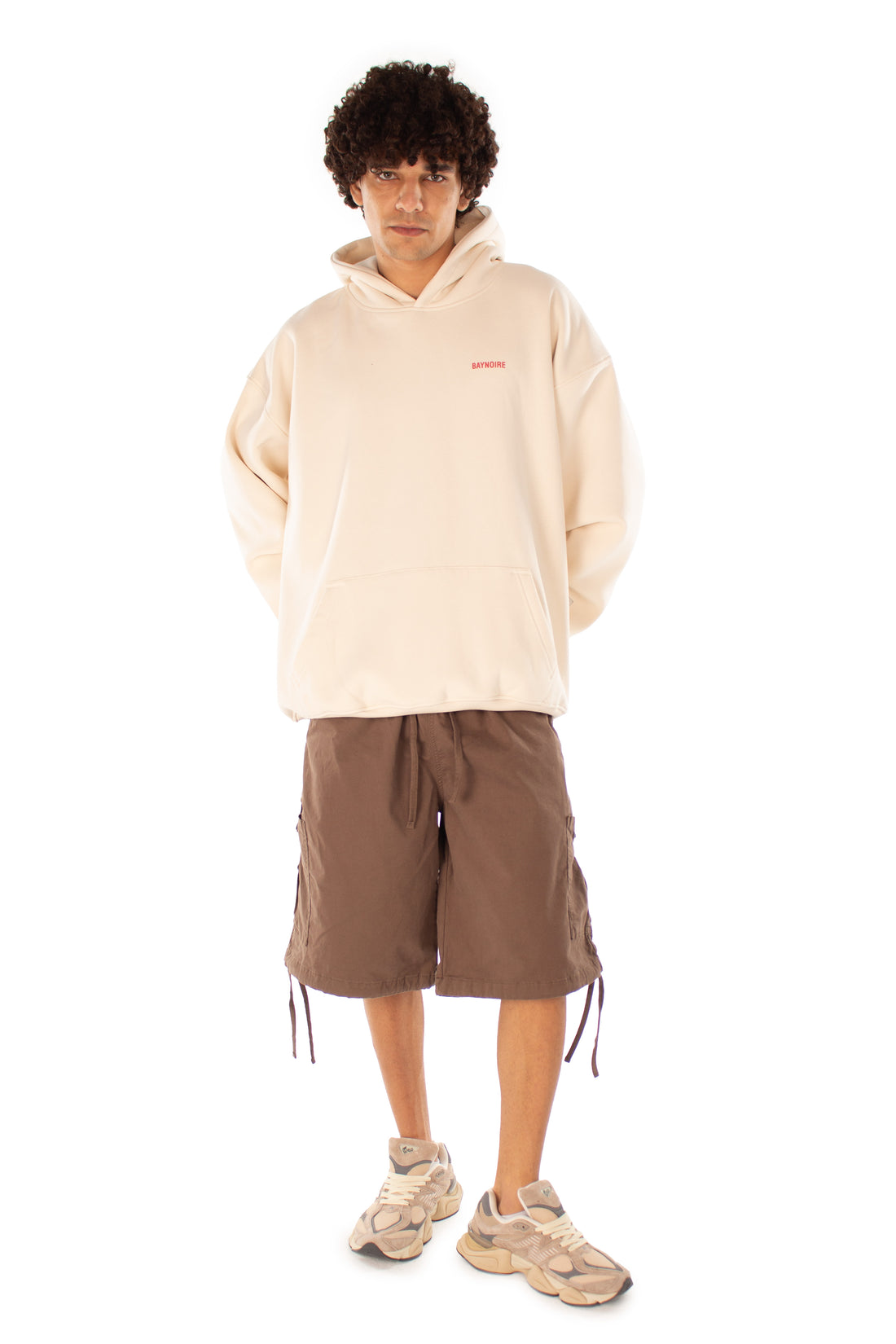 Cream Logo PL Oversized Hoodie