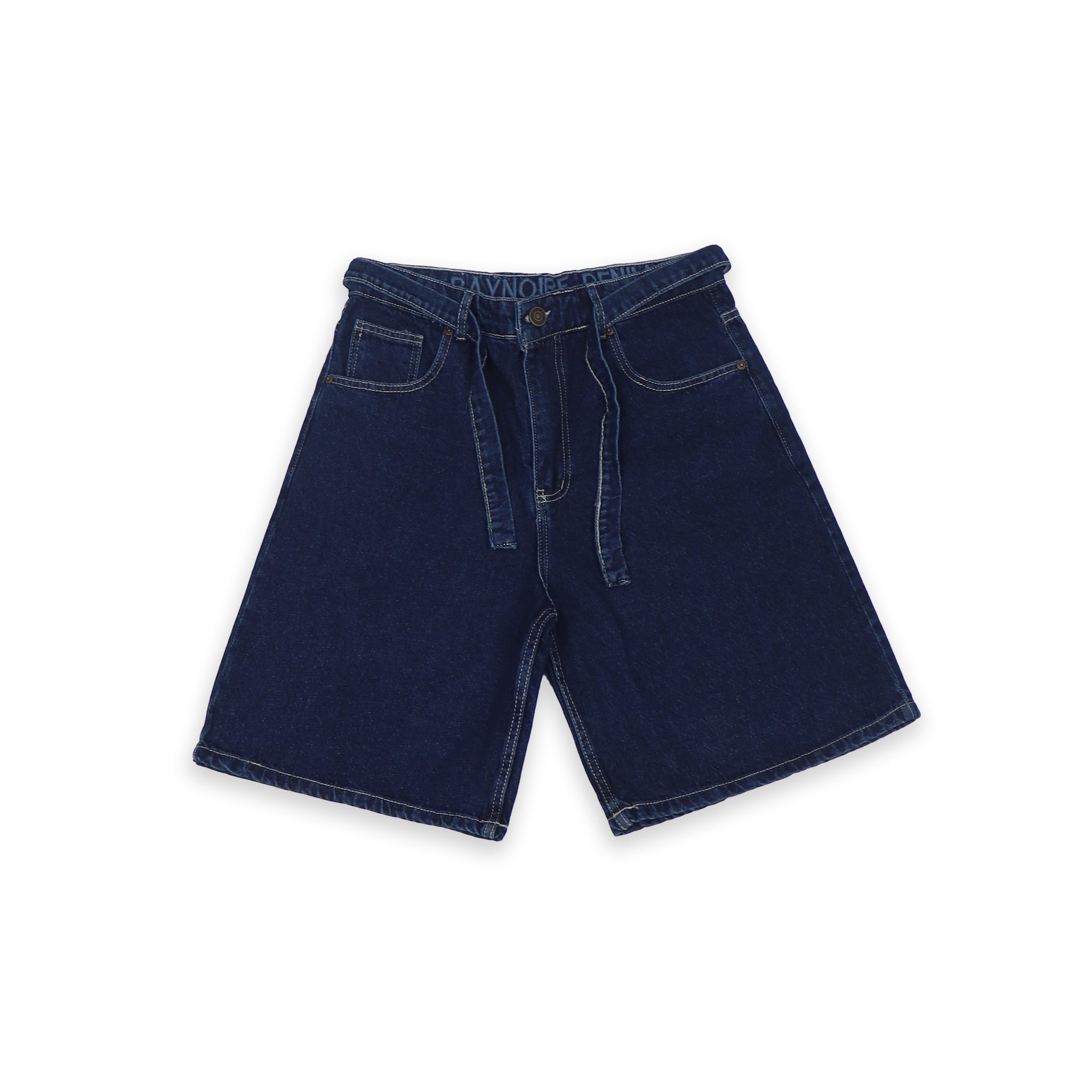 Dark Blue Denim Shorts