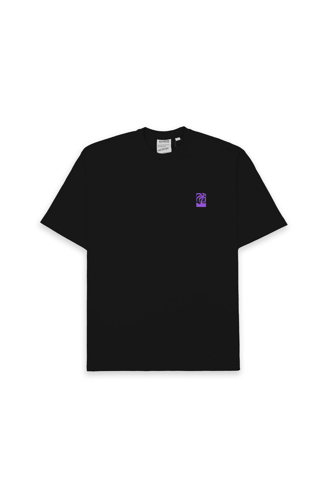 Black Baynoire Denim ID Purple Ed. Oversized T-shirt