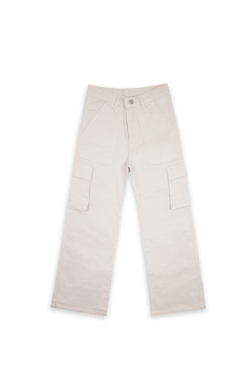 Beige Core Cargo Pants