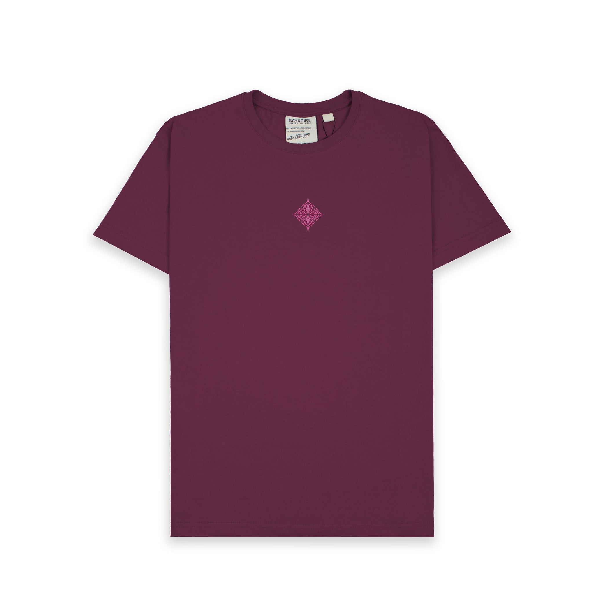 Burgundy BYN Symmetry Regular Fit T-shirt