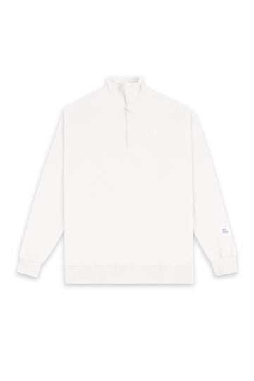 White EX Q-Zipper Sweatshirt