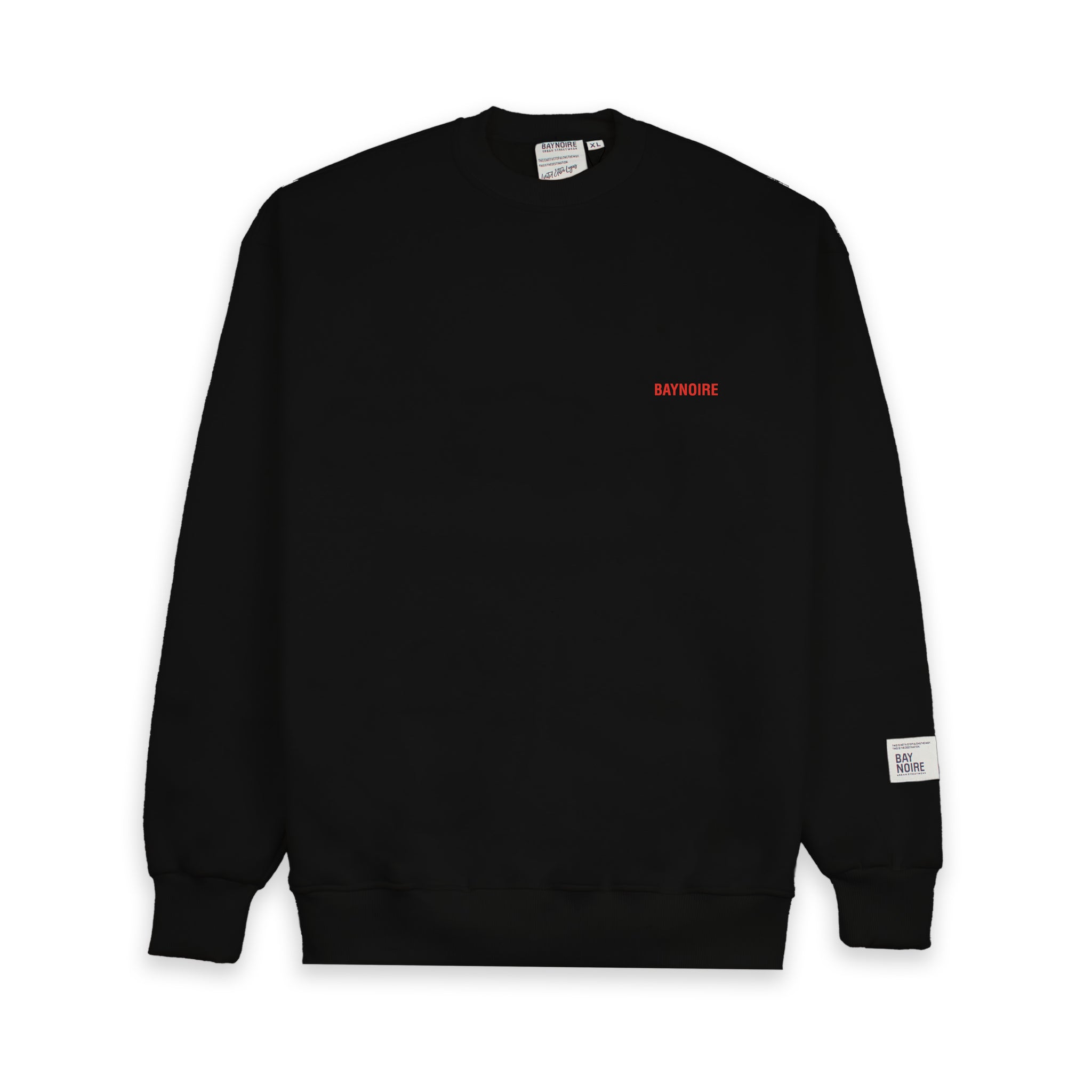 Black Logo PL Oversized Sweatshirt