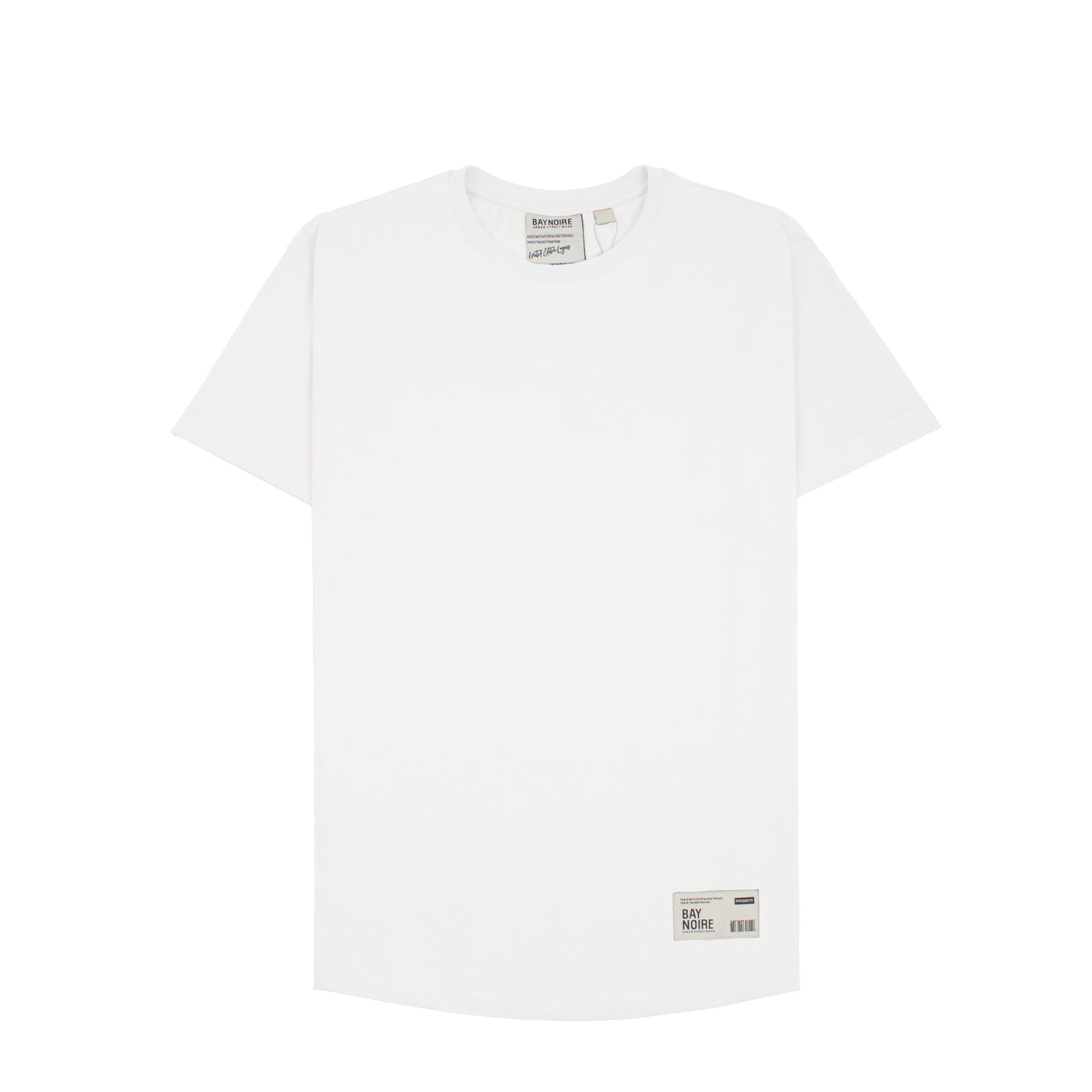 White Longline T-Shirt