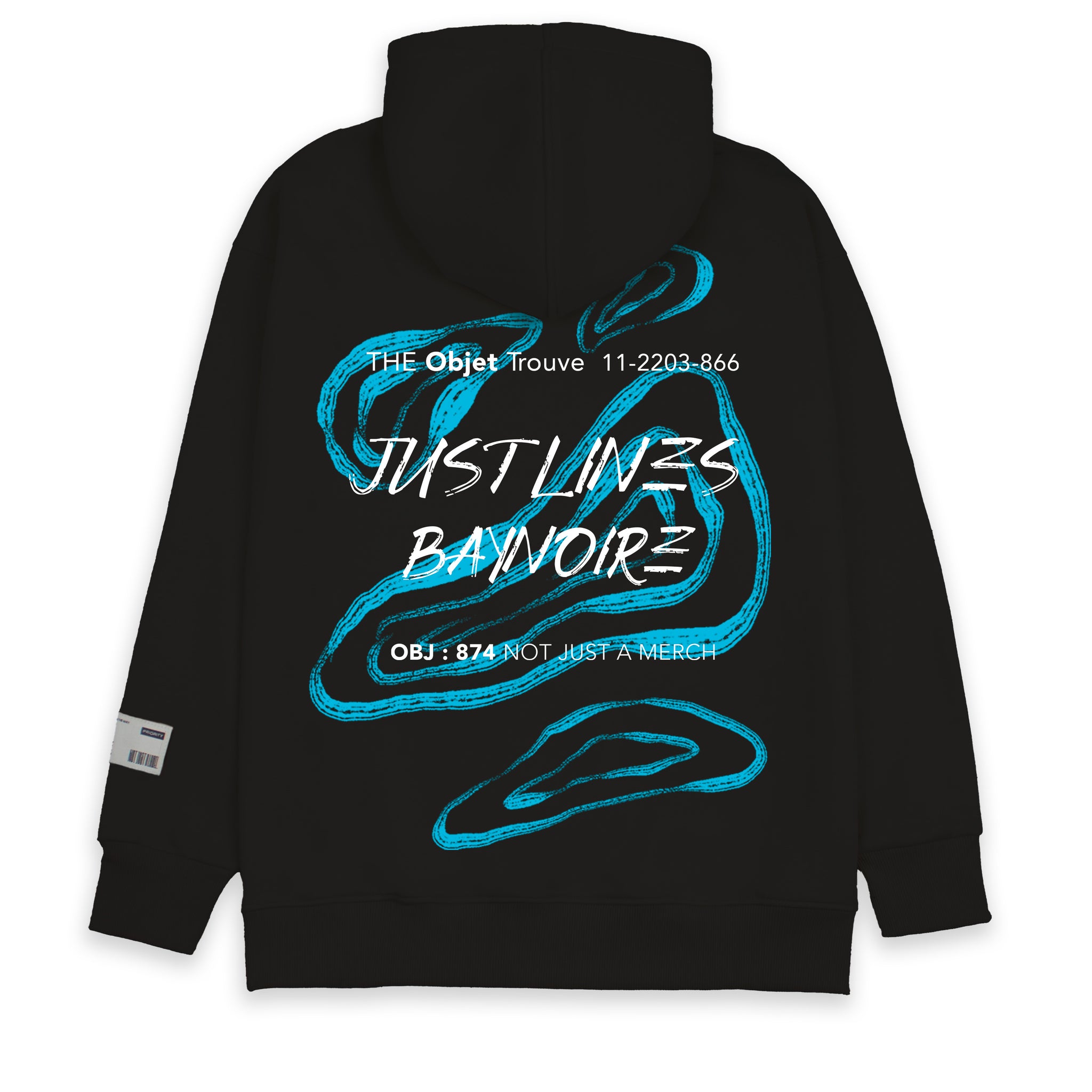 Black Justlines874 Hoodie