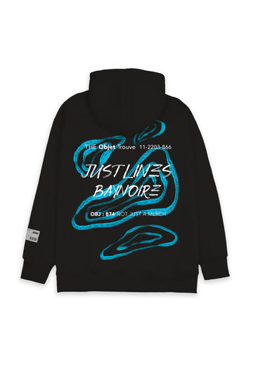 Black Justlines874 Hoodie