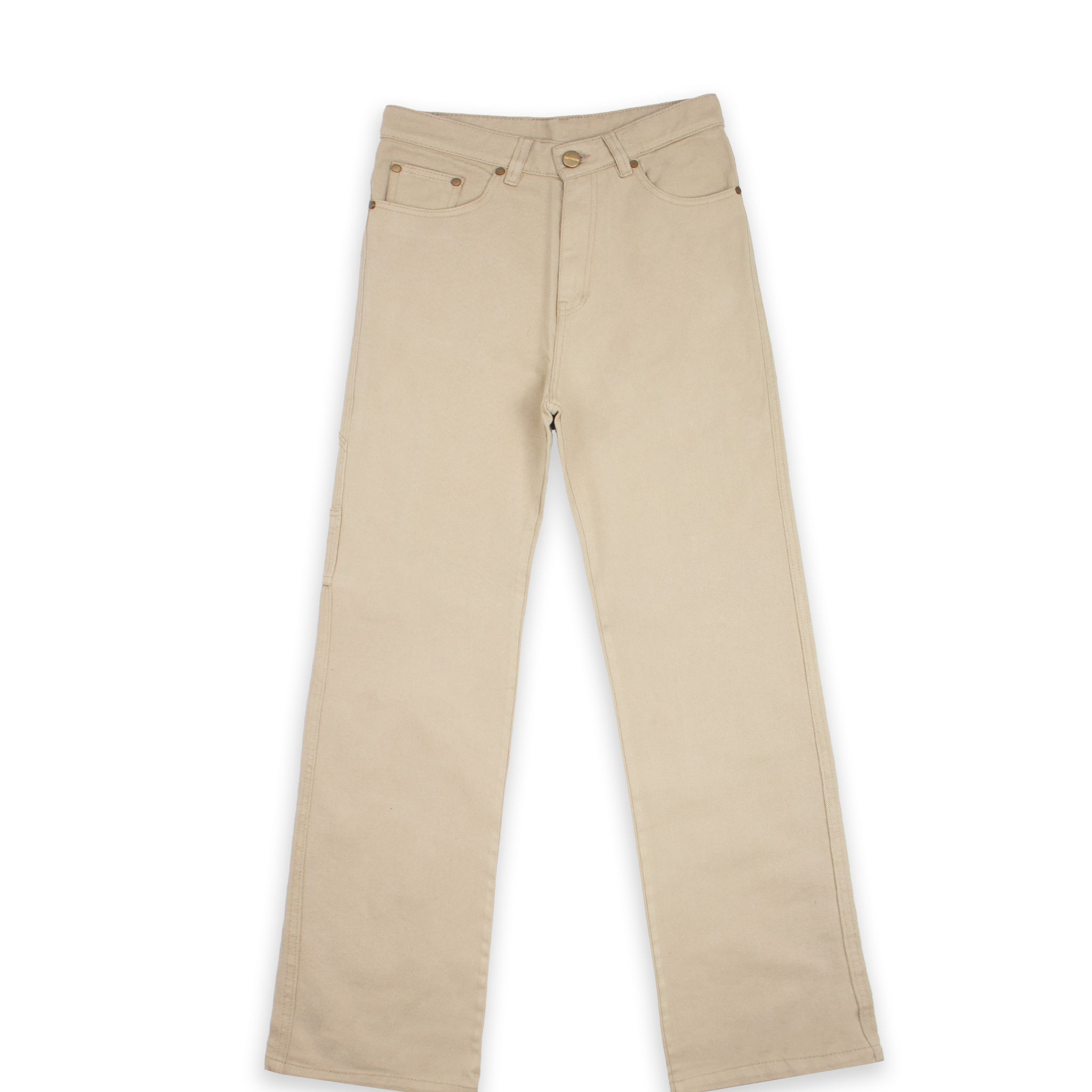 Beige Carpenter Pants