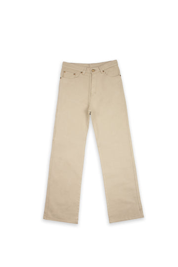 Beige Carpenter Pants