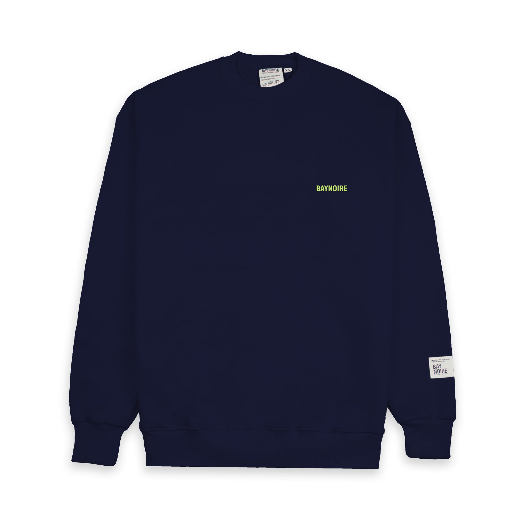 Navy Logo PL Oversized Sweatshirt